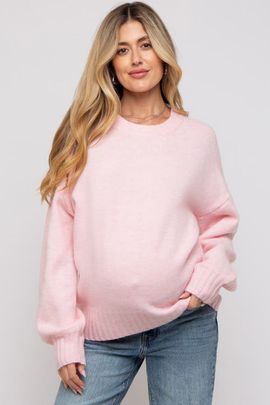 PinkBlush PinkBlush Ribbed Cuff Sweater 