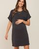 PinkBlush PinkBlush Ribbed Front Pocket Dolman Short Sleeve Dress - 2