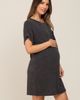 PinkBlush PinkBlush Ribbed Front Pocket Dolman Short Sleeve Dress - 3