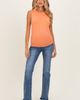 PinkBlush PinkBlush Ribbed High Neck Tank Top - 2