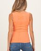 PinkBlush PinkBlush Ribbed High Neck Tank Top - 4