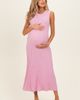 PinkBlush PinkBlush Ribbed Knit Sleeveless Maxi Dress  - 1