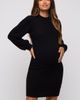 PinkBlush PinkBlush Ribbed Long Sleeve Mock Neck Dress - 1