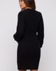 PinkBlush PinkBlush Ribbed Long Sleeve Mock Neck Dress - 3