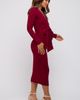 PinkBlush PinkBlush Ribbed Long Sleeve Wrap Dress - 3