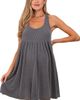 PinkBlush PinkBlush Ribbed Sleeveless Open Back Midi Dress - 2