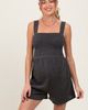 PinkBlush PinkBlush Ribbed Smocked Bodice Romper - 2