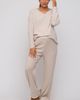 PinkBlush PinkBlush Ribbed Soft Knit Long Sleeve Pajama Set - 1