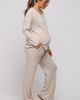 PinkBlush PinkBlush Ribbed Soft Knit Long Sleeve Pajama Set - 3