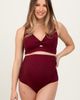 PinkBlush PinkBlush Ribbed Twist Cutout Front Swim Set - 2