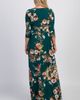 PinkBlush PinkBlush Rose Print Sash Tie Maxi Dress - 3