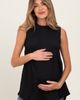 PinkBlush PinkBlush Ruffle Mock Neck Sleeveless Blouse - 1