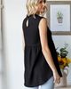 PinkBlush PinkBlush Ruffle Mock Neck Sleeveless Blouse - 3