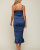 PinkBlush PinkBlush Satin Smocked Fitted Maxi Dress - 3