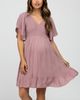 PinkBlush PinkBlush Smocked Front Ruffle Hem Dress - 2