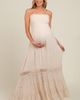 PinkBlush PinkBlush Smocked Open Back Maxi Dress - 1