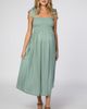 PinkBlush PinkBlush Smocked Tie Strap Midi Dress - 2