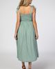 PinkBlush PinkBlush Smocked Tie Strap Midi Dress - 4