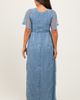 PinkBlush PinkBlush Smocked Top Lace Maxi Dress - 4
