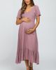 PinkBlush PinkBlush Smocked V-Neck Midi Dress - 1