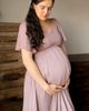 PinkBlush PinkBlush Smocked V-Neck Midi Dress - 5