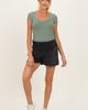PinkBlush PinkBlush Smocked Waist Mineral Wash Shorts - 1