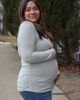 PinkBlush PinkBlush Soft Knit Ruched Maternity Top - 5