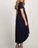 PinkBlush PinkBlush Solid Hi-Low Wrap Dress - 2