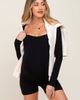 PinkBlush PinkBlush Square Neck Long Sleeve Romper - 1