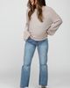 PinkBlush PinkBlush Straight Leg Frayed Hem Maternity Jeans - 3