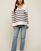 PinkBlush PinkBlush Striped Half Zip Sweater - 5