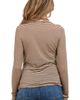 PinkBlush PinkBlush Striped High Neck Long Sleeve Top - 4