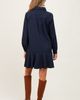 PinkBlush PinkBlush Striped Long Sleeve Drop Waist Polo Dress - 4
