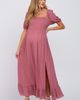 PinkBlush PinkBlush Swiss Dot Square Neck Smocked Maxi Dress - 1