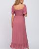 PinkBlush PinkBlush Swiss Dot Square Neck Smocked Maxi Dress - 3