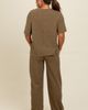PinkBlush PinkBlush Textured Knit Oversized Tee And Pants Set - 4