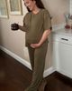 PinkBlush PinkBlush Textured Knit Oversized Tee And Pants Set - 5