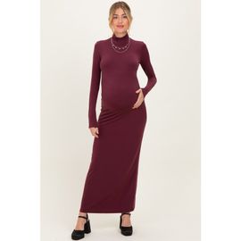 PinkBlush PinkBlush Turtleneck Long Sleeve Maxi Dress
