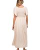PinkBlush PinkBlush V-Neck Flutter Short Sleeve Midi Dress - 4