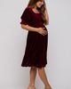 PinkBlush PinkBlush Velvet Smocked Puff Sleeve Dress - 3