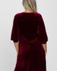 PinkBlush PinkBlush Velvet Wrap Front Babydoll Dress - 5