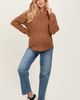 PinkBlush PinkBlush Waffle Knit Rounded Hem Sweater - 2
