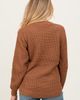 PinkBlush PinkBlush Waffle Knit Rounded Hem Sweater - 4