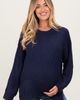PinkBlush PinkBlush Waffle Knit Side Slit Sweater - 1