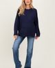 PinkBlush PinkBlush Waffle Knit Side Slit Sweater - 2