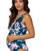 PinkBlush PinkBlush Waist Tie Maternity One-Piece Swimsuit - 4