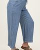 PinkBlush PinkBlush Washed Denim Cropped Pants - 5