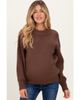PinkBlush PinkBlush Wide Neck Drop Shoulder Sweater - 1