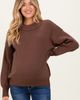 PinkBlush PinkBlush Wide Neck Drop Shoulder Sweater - 2