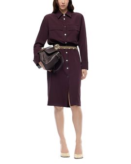 Pinko Pinko Arum Long Sleeve Shirtdress
